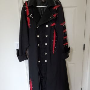 Goth Punk Industrial Trench Coat
